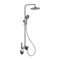 Chrome Button Control Shower Fixtures