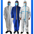 white sterile disposable medical protective gowns coverall