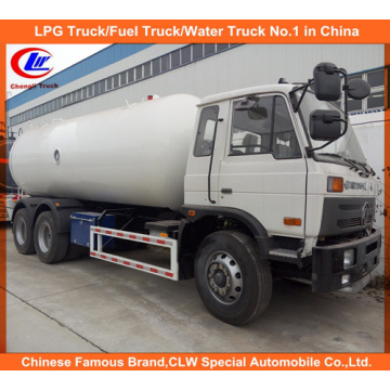20, 000 Litros Dongfeng Gas Gás Caminhão-cisterna 10mt para o mercado de Nigéria
