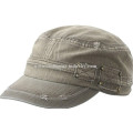 Hot sell fashion jeans washed distressed military cap