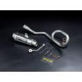 Stainless exhaust muffler pipe for monkey bikes