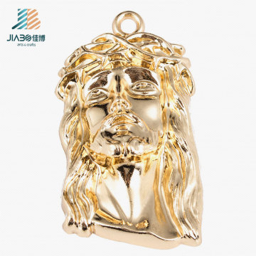 New Design Zinc Alloy Gold Custom Jesus Pendant in Metal for Gift