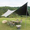 Outerlead 5x4.5m Black Coating Hexagonal Large Tarp Tent