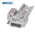 DIN rails spring clamp terminal blocks