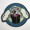 Custom university letters towelling embroidery patch