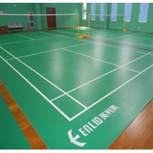 Enlio badminton flooring with BWF