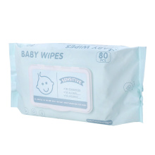Water natural care OEM baby wipes organic bamboo baby portable custom wet wipe