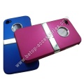 Cromo caso com Stand para iPhone 4s