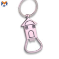 Personalized novelty custom logo bottle opener keychain