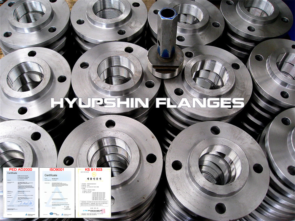 Hyupshin Flanges Bspt Threaded