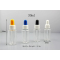 Venta al por mayor 30ml botella Clear Dropper