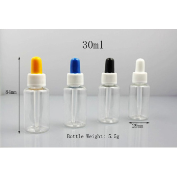 Venta al por mayor 30ml botella Clear Dropper