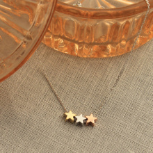 Fashion 316l Stainless Steel Adorable Star Star Pendant Necklace