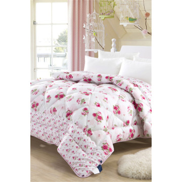 Microfibre Soft Touch Solid Printed Comforter Set