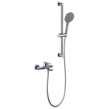 Polished Round Bath Shower Mixer Tap