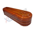 Satin Interior Wood Veneer Coffin