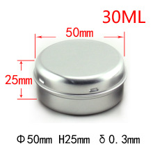 30g Aluminium Round Sliver Jar pour crème