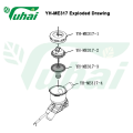 24V Electronic Voltage Milk Flow Meter Sensor