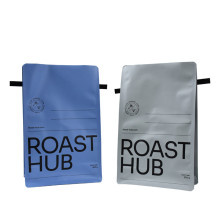 Premium Transparent Zipper Coffee Bags With Valve For Freshness
