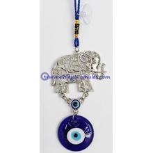 Evil Eye Amulet Evil Eye with Lucky Elephant Amulet or Car Hanging Decoration Ornament