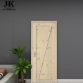 Portas de madeira de pinho amarelo sul da pintura JHK-SK07 para a venda