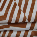 Cotton Voile Fabric Printed With Irregular Stripes