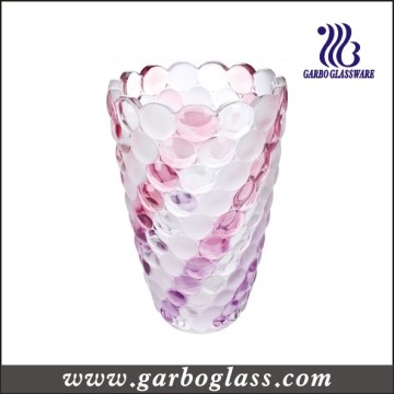 Vaso de flor del vidrio del grano (GB1503YD / PDS)