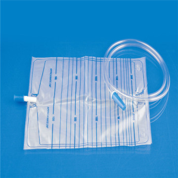 Sac médical d&#39;évacuation d&#39;urine avec valve push-push