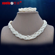 Fashion Small Freshwater Pearl Necklace Jewelry Sets