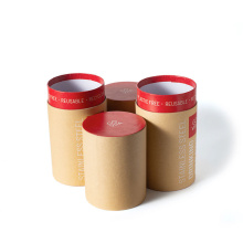 Kraft Cardboard Glass Jar Tube Cylinder Boxes
