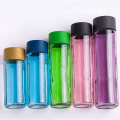 350ml voss water bottle glass with plastic cap