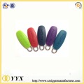 colorful rubber silicone zipper puller for bags