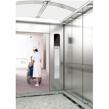 Ascenseur spécialement conçu pour lit de civière pour passager d&#39;hôpital