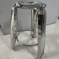 Modern Gold Stainless Steel Plopp Stool Living Room Stool Dining Cafe Chair Luxury for Apartment