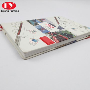 School children notebook with CMYK elastic belt