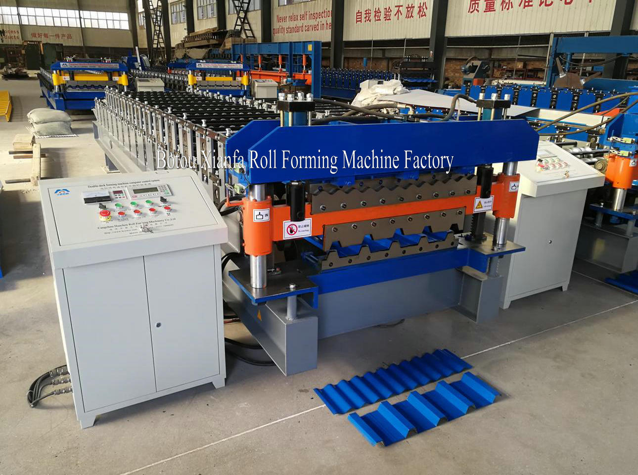 top double deck roll forming machine