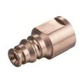 Precision CNC Grinding Machining of Copper Gear Shaft