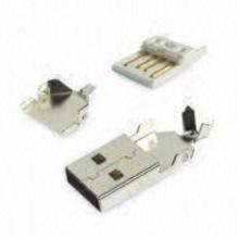 USB A Type Plug Solder Assemble