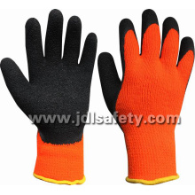 Gants de travail acrylique d’enduit de Latex sur paume & pouce (LY2036T)