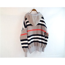 Sweater Hooded Ladies Custom Knitted Clothes