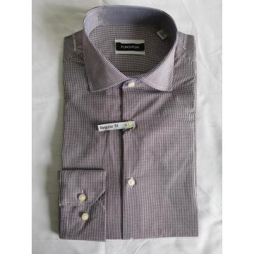 Men casual 50 y/d Poplin Italia Collar camisa