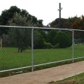 galvanized and PVC coated  chain link fences