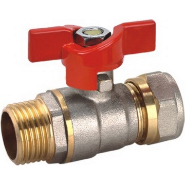 Ded Aluminum - Plastic Pipe Ball Valve with Butterfly (YD-1042)