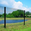 pvc coated welded galvanized curved wire mesh fence