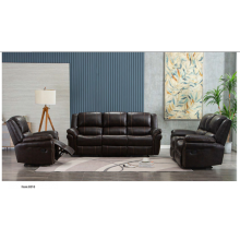 Leather Recliner Sofa Set With USB Charge