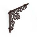 Heavy duty cast iron rustic shelf brackets