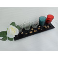 Candlelight Dinner Wooden Candle Holder