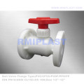 Valve de PVDF industrielle chimique PN10