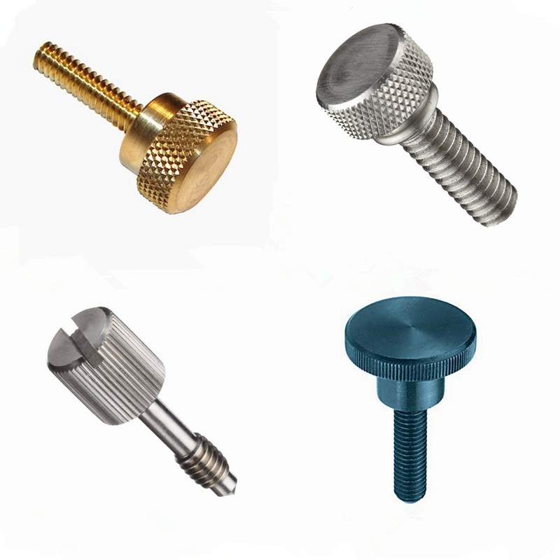 Stainless Steel Brass Big Head Knurled Thumb Screw M3 M4 M5 M6