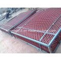 High Carbon Steel Crimped Screen Mesh with Red Color